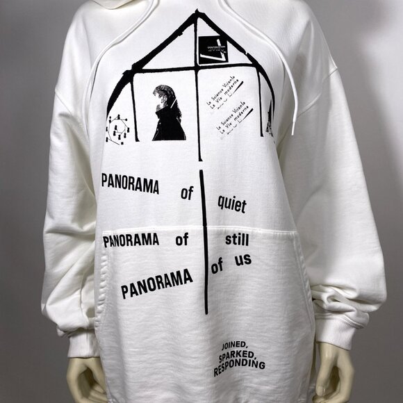 PRADA Raf Simons White Panorama Hoodie - Picture 6 of 11